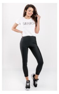 T-shirt Liu Jo Z Kryształkami Biały