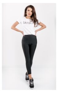 Legginsy Liu Jo Z Lampasami Czarne