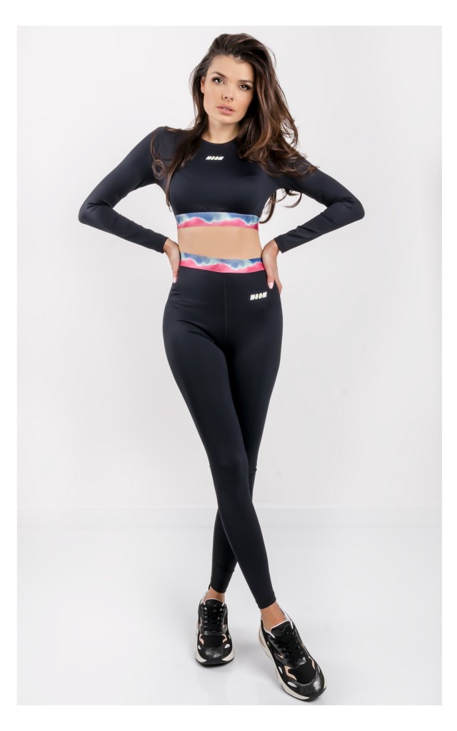 Legginsy MSGM Active Czarne