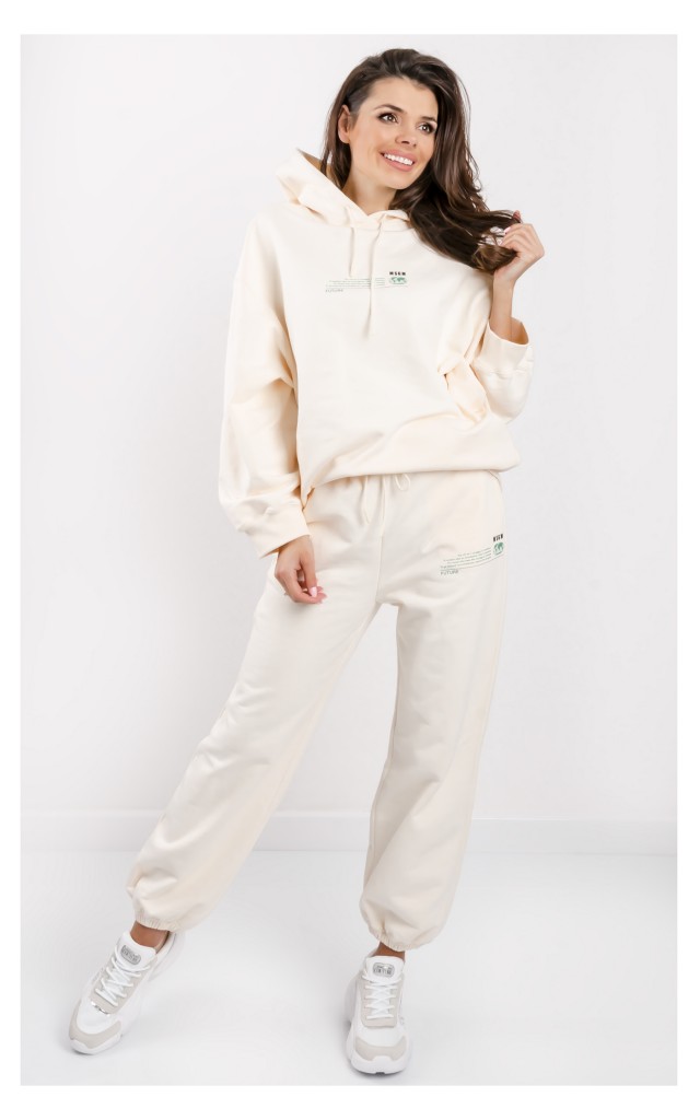 Bluza MSGM Oversize Fantastic Green Ecru