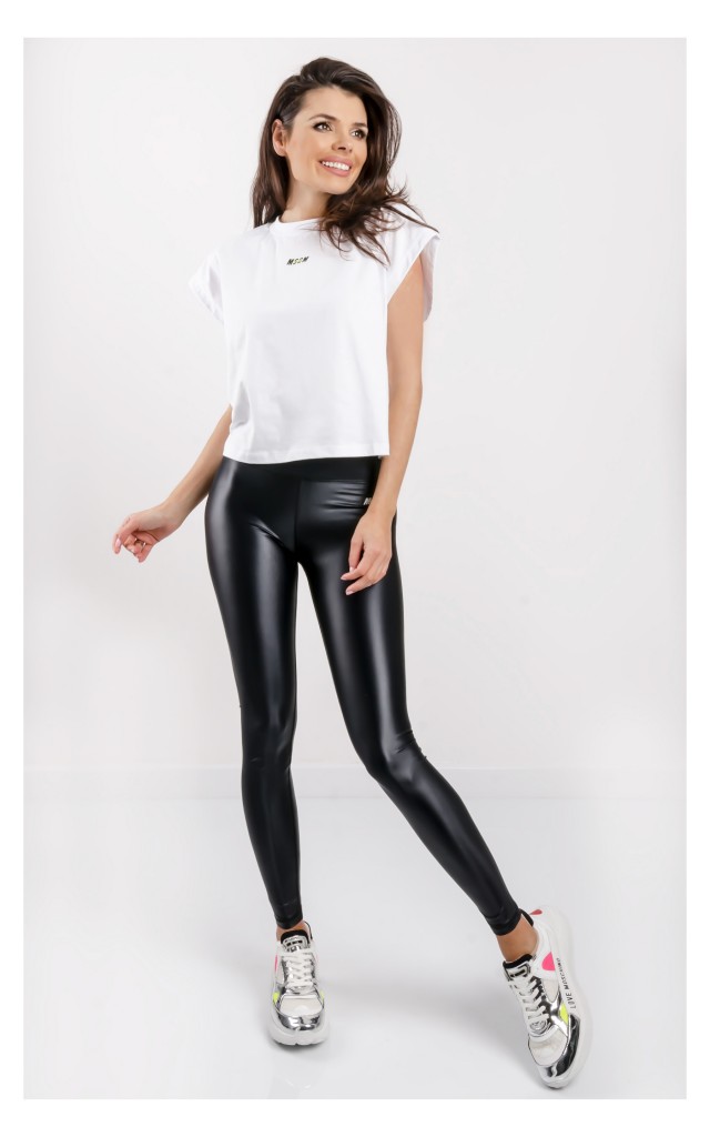 T-shirt MSGM Active Luźny Biały