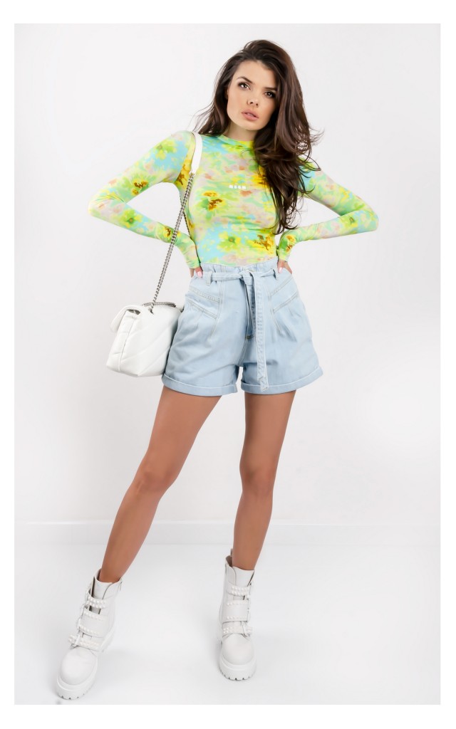 Bluzka MSGM Dopasowana Tie Dye Print