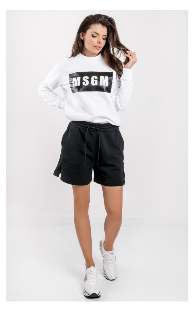 Bluza MSGM Oversize Biała