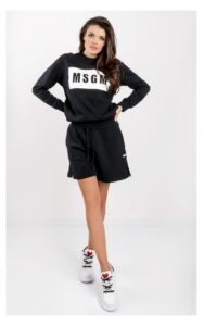 Szorty MSGM Dresowe Czarne