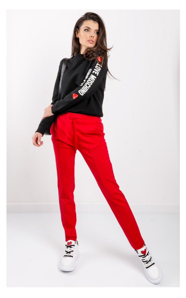Bluza Love Moschino Dresowa Czarna