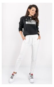 Bluza Love Moschino Z Nadrukiem Czarna