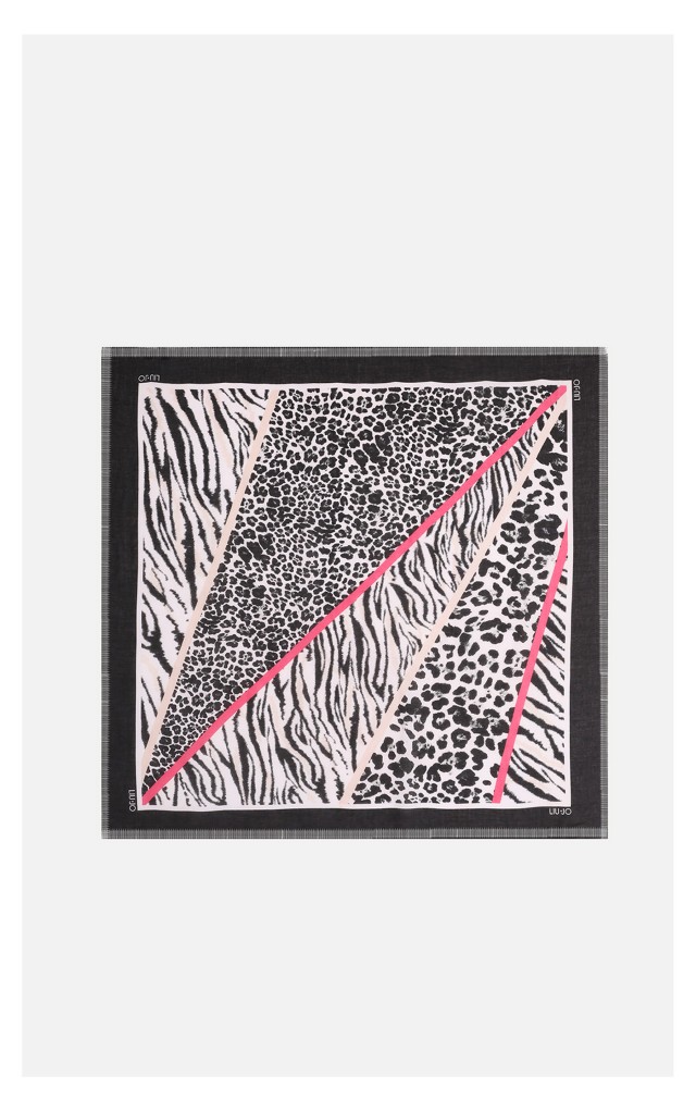 Chusta Liu Jo W Print Czarna
