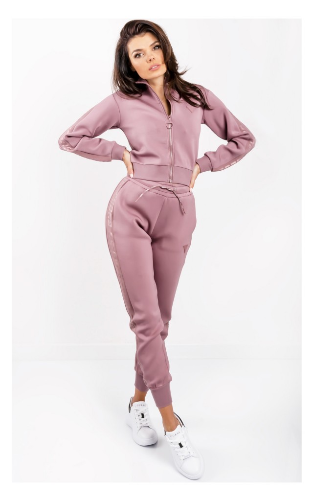 Bluza Guess Rozpinana Pastelowy Fiolet