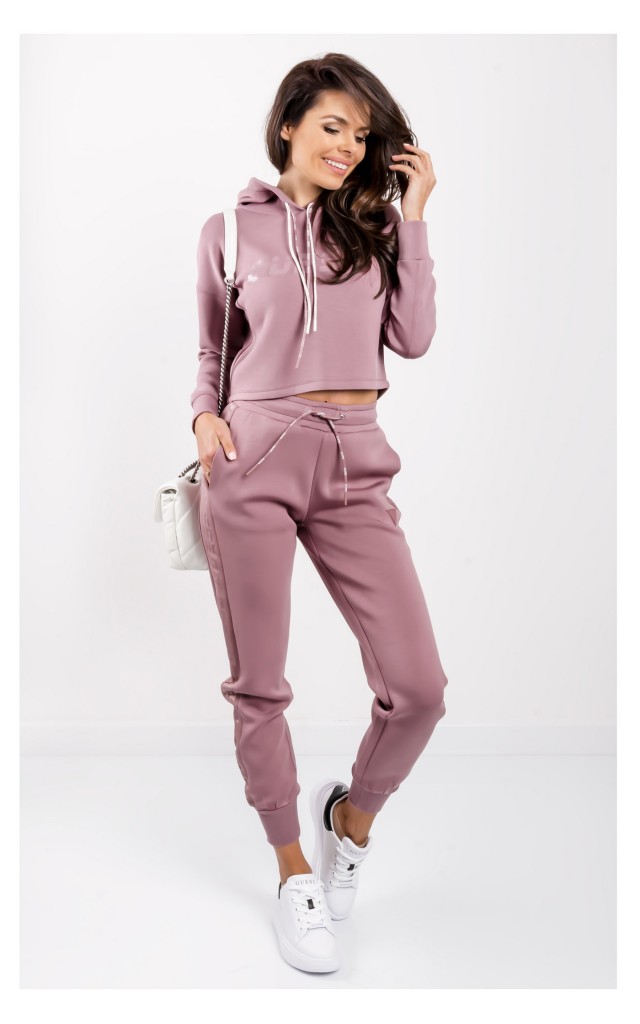 Bluza Guess Z Kapturem Pastelowy Fiolet