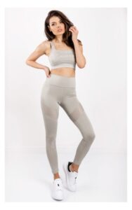Legginsy Guess Logo Szary