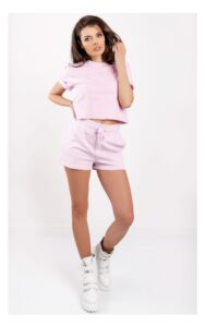 T-shirt Guess Krótki Logowany Różowy