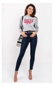 Bluza Guess Logowana Szara