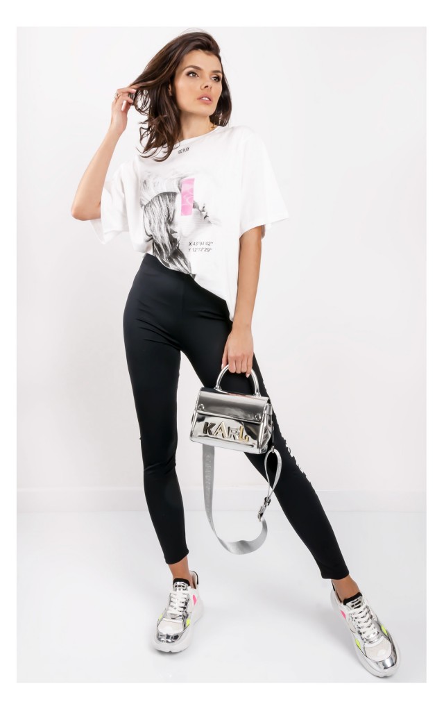Legginsy Ice Play Logowane Czarne