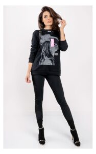 Bluza Ice Play Oversize Poster Logo Czarna