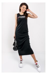 Sukienka Love Moschino Maxi Czarna