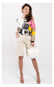 Sweter Iceberg Mickey Mouse Biały