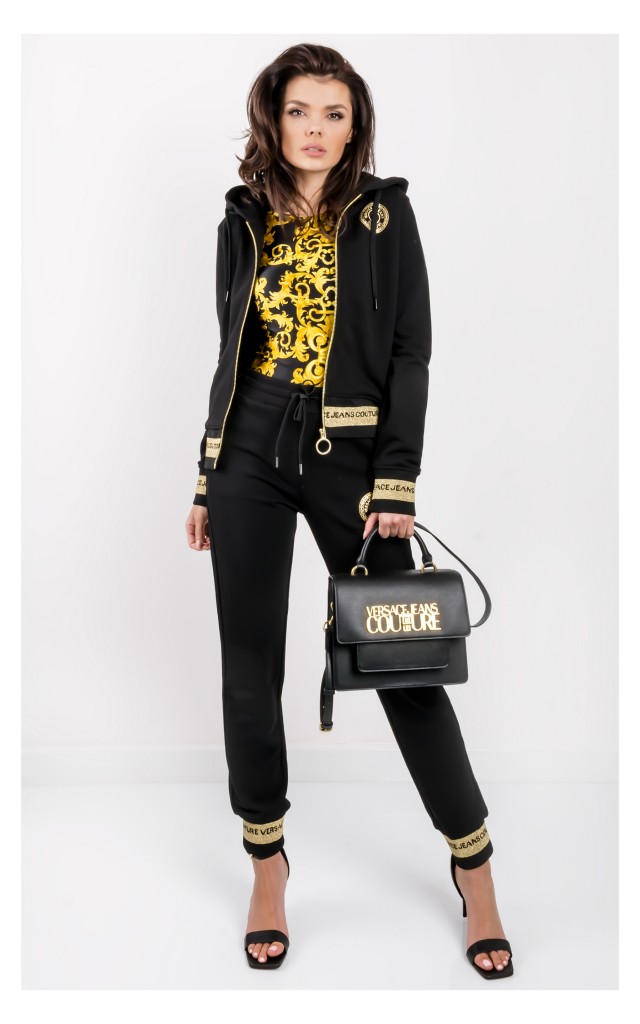 Bluza Versace Z Kapturem Czarna
