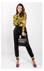 Body Versace Z Długim Rękawem W Print