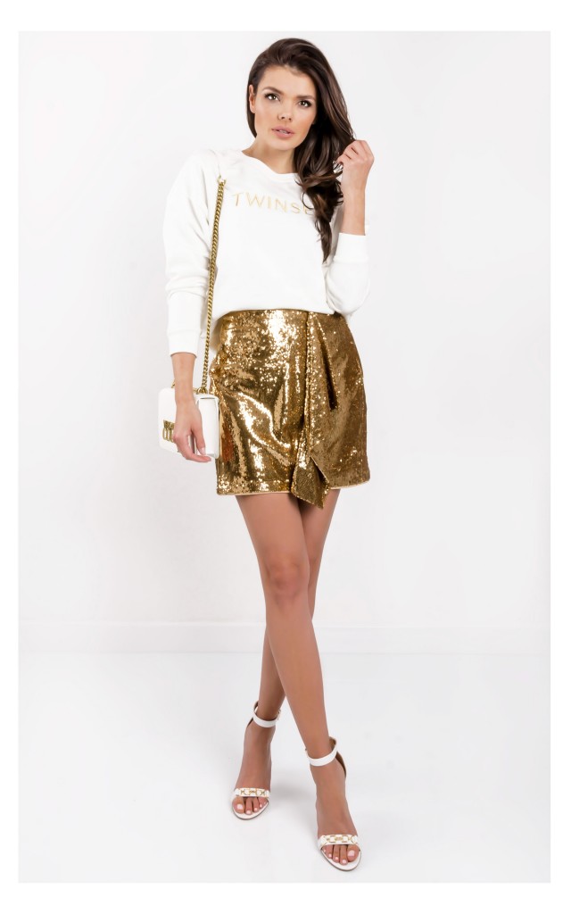 Bluza Twin Set U&B Dresowa Biała