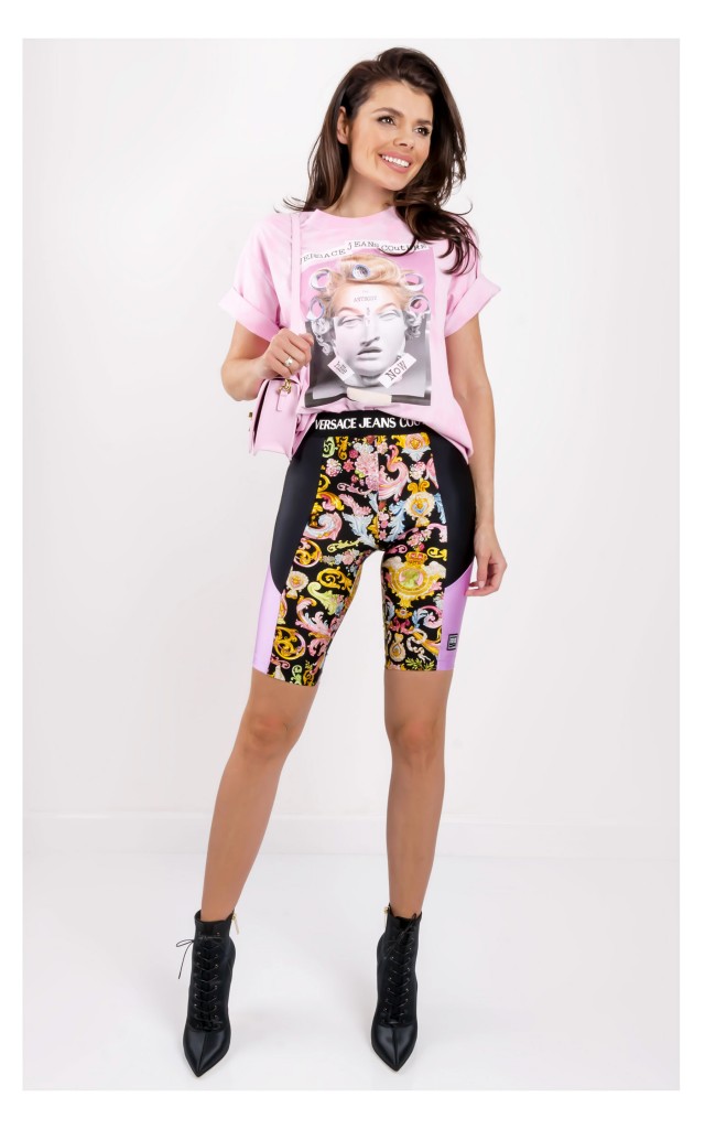 Szorty Kolarki Versace W Print