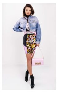 Kurtka Versace Jeansowa Niebieska