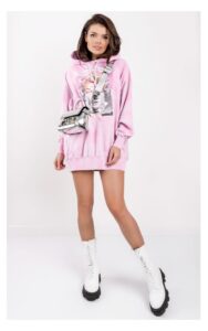 Bluza Versace Oversize Tie Dye Różowa