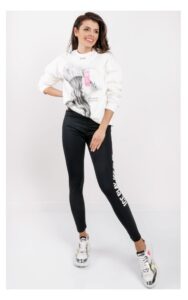 Bluza Ice Play Oversize Poster Logo Biała