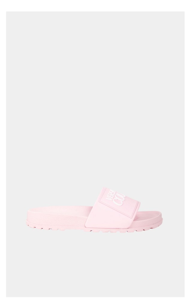Klapki Versace Fondo Slides Gummy Mould Pink