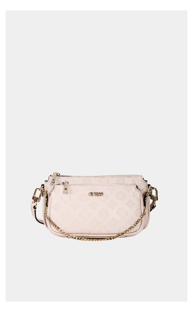 Torebka Guess Crossbody Double Dayane Mini Blush