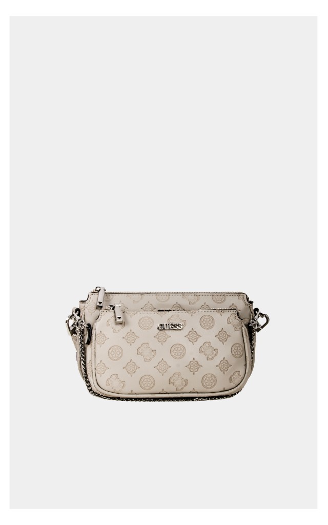 Torebka Guess Crossbody Double Dayane Mini Grey