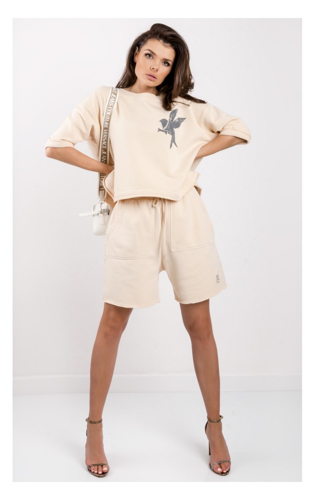 Bluza OneTeaspoon Luźna Beżowa