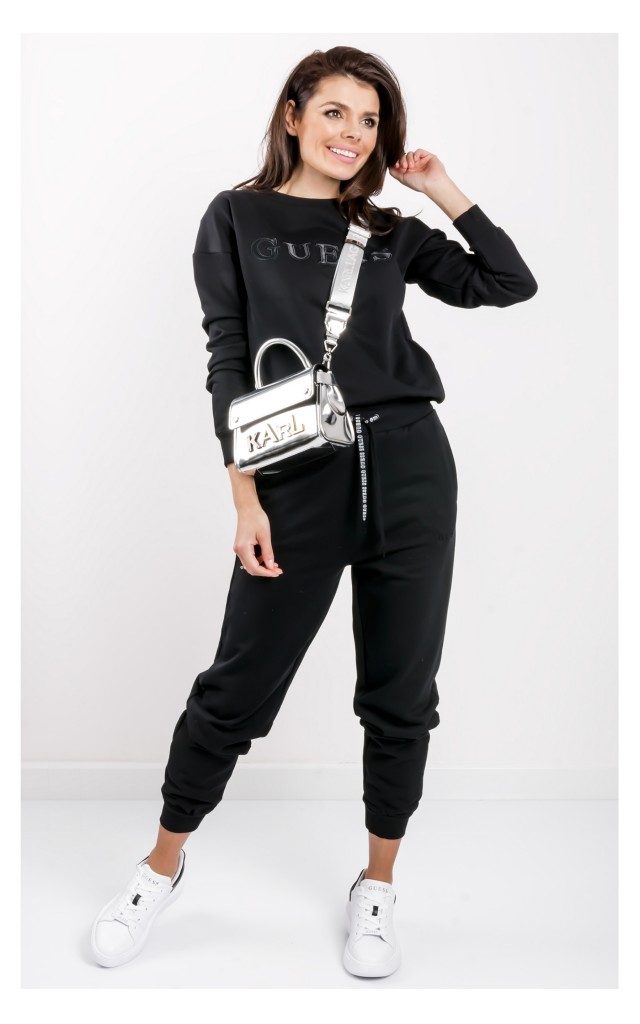 Bluza Guess Logowana Czarna