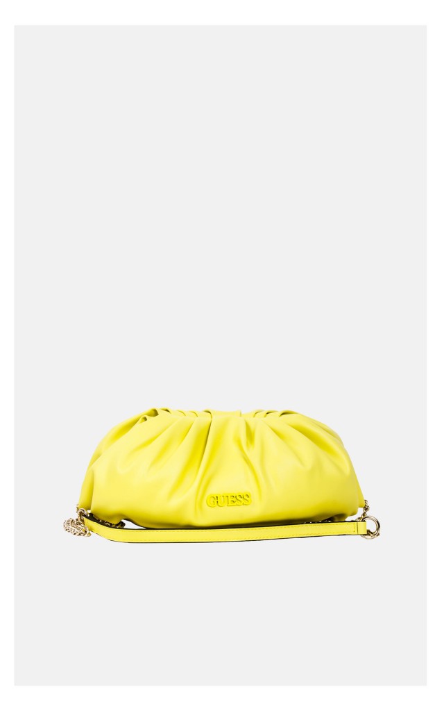 Torebka Guess Crossbody Bagietka Żółta