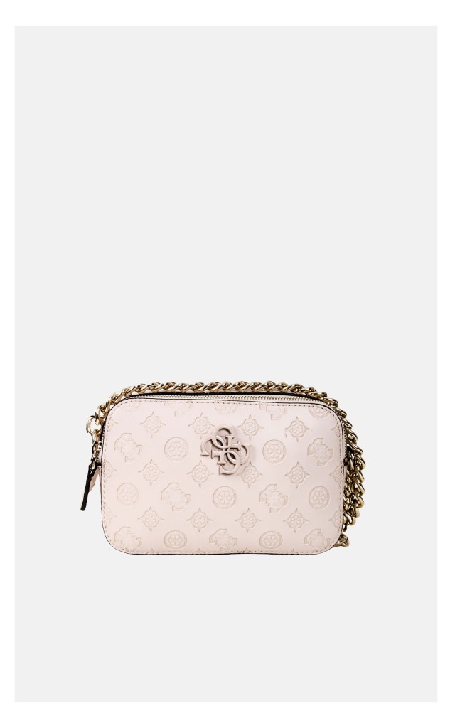 Torebka Guess Crossbody Monogram Jasny Róż