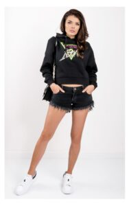 Szorty OneTeaspoon Jeansowe Worn Black