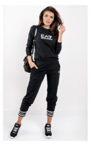 Bluza EA7 Emporio Armani Z Logo Czarna