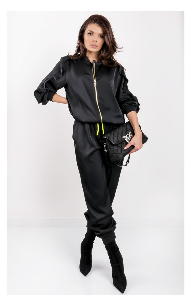 Bomberka Twin Set U&B Czarna