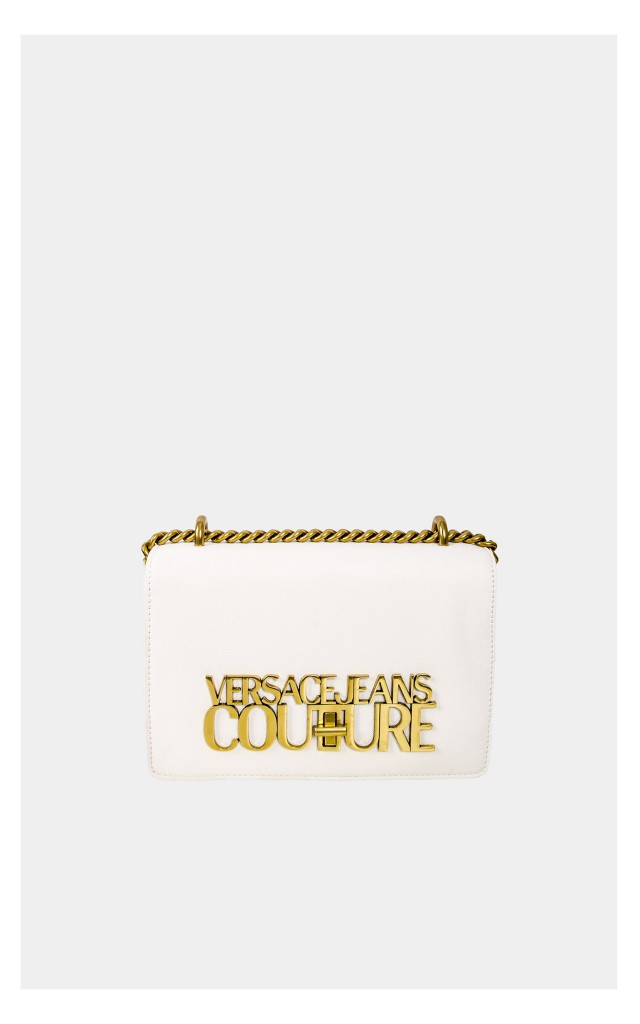 Torebka Versace Jeans Couture Na Łańcuszku Crossbody Biała