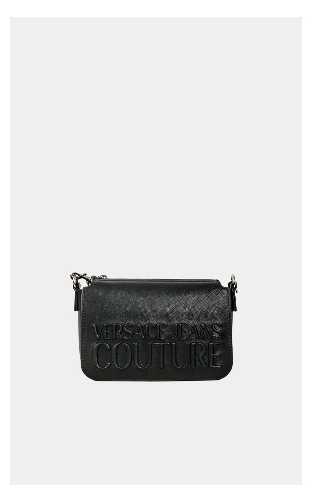 Torebka Versace Jeans Couture Crossbody Logowana Czarna