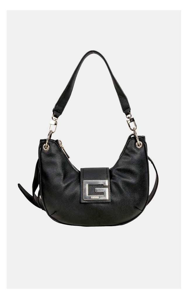Torebka Guess Na Ramię Logo Crossbody Czarna