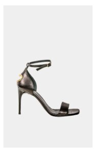 Sandały Love Moschino Na Szpilce Czarne