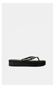 Japonki Emporio Armani Na Platformie Czarne