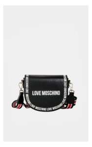 Torebka Love Moschino Crossbody Skórzana Czarna