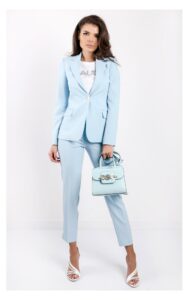 Marynarka Gaudi Taliowana Błękitna