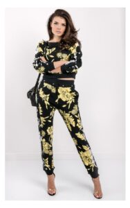 Bluza Liu Jo Dresowa Czarna W Deseń