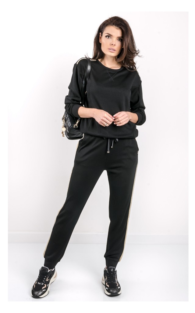 Bluza Liu Jo Z Metaliczną Nitką Czarna