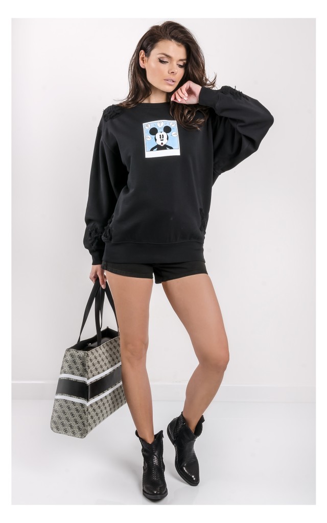 Bluza Iceberg Oversize Mickey Mouse Czarna