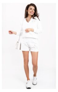 Bluza Liu Jo Dresowa Z Haftem Biała