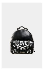Plecak Love Moschino Logowany Czarny
