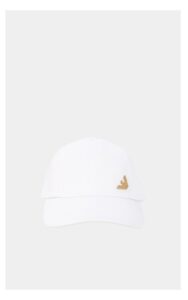 Czapka EA7 Emporio Armani Logowana Biała